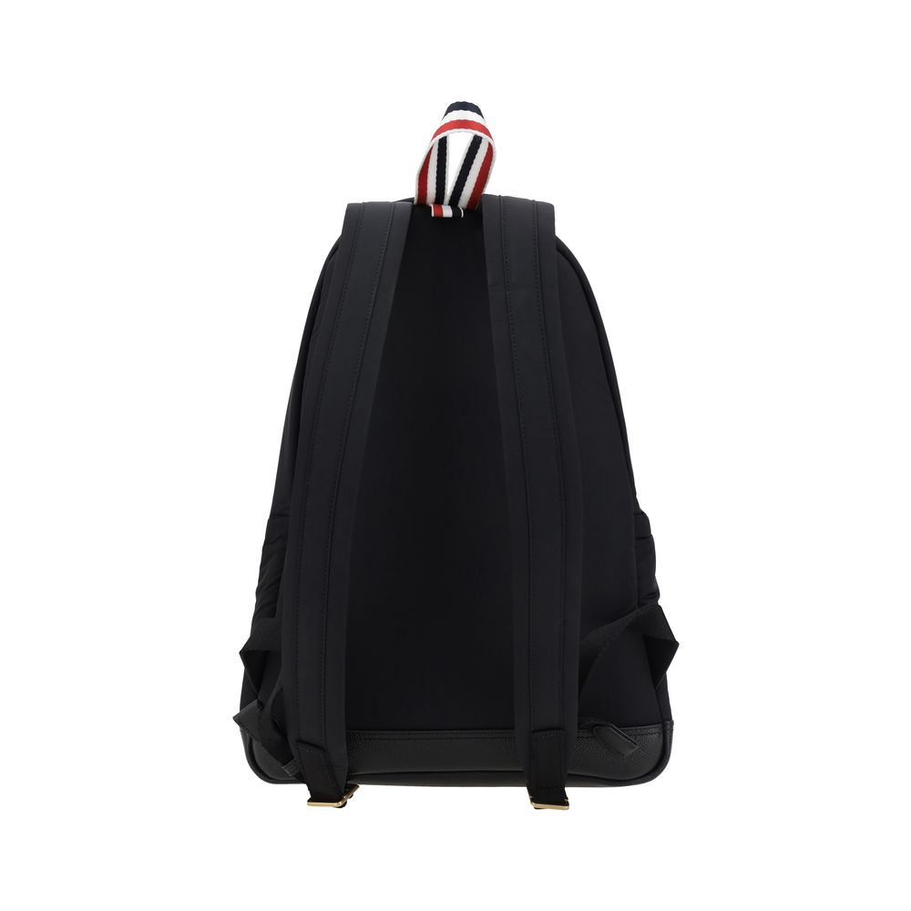 Black Polyester Backpack - TIZZIL