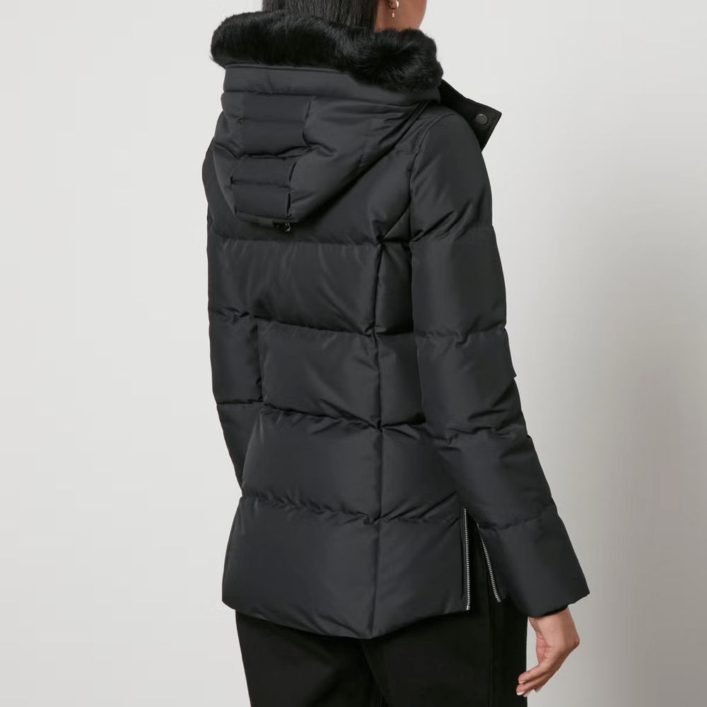 Black Polyester Jacket & Coat - TIZZIL