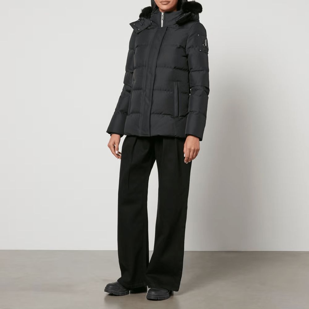 Black Polyester Jacket & Coat - TIZZIL