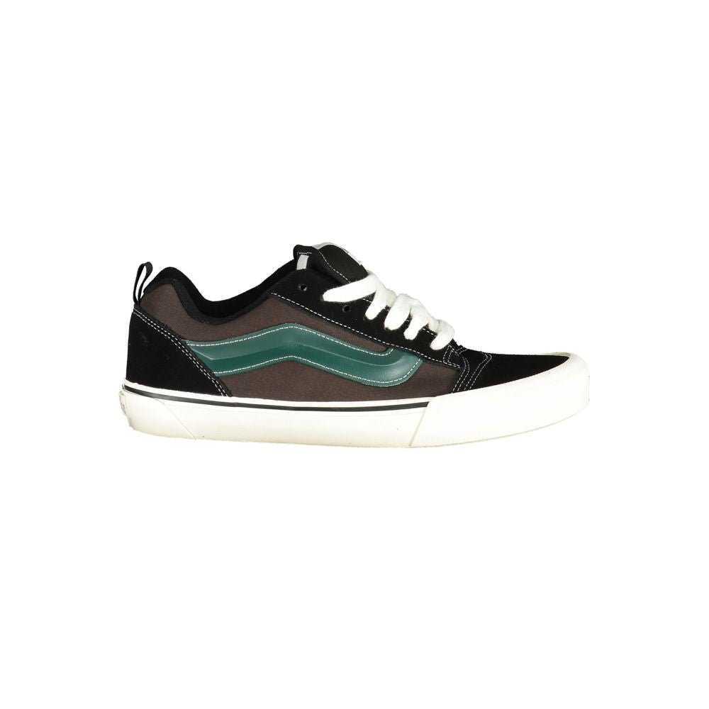 Black Polyester Men Sneaker - TIZZIL