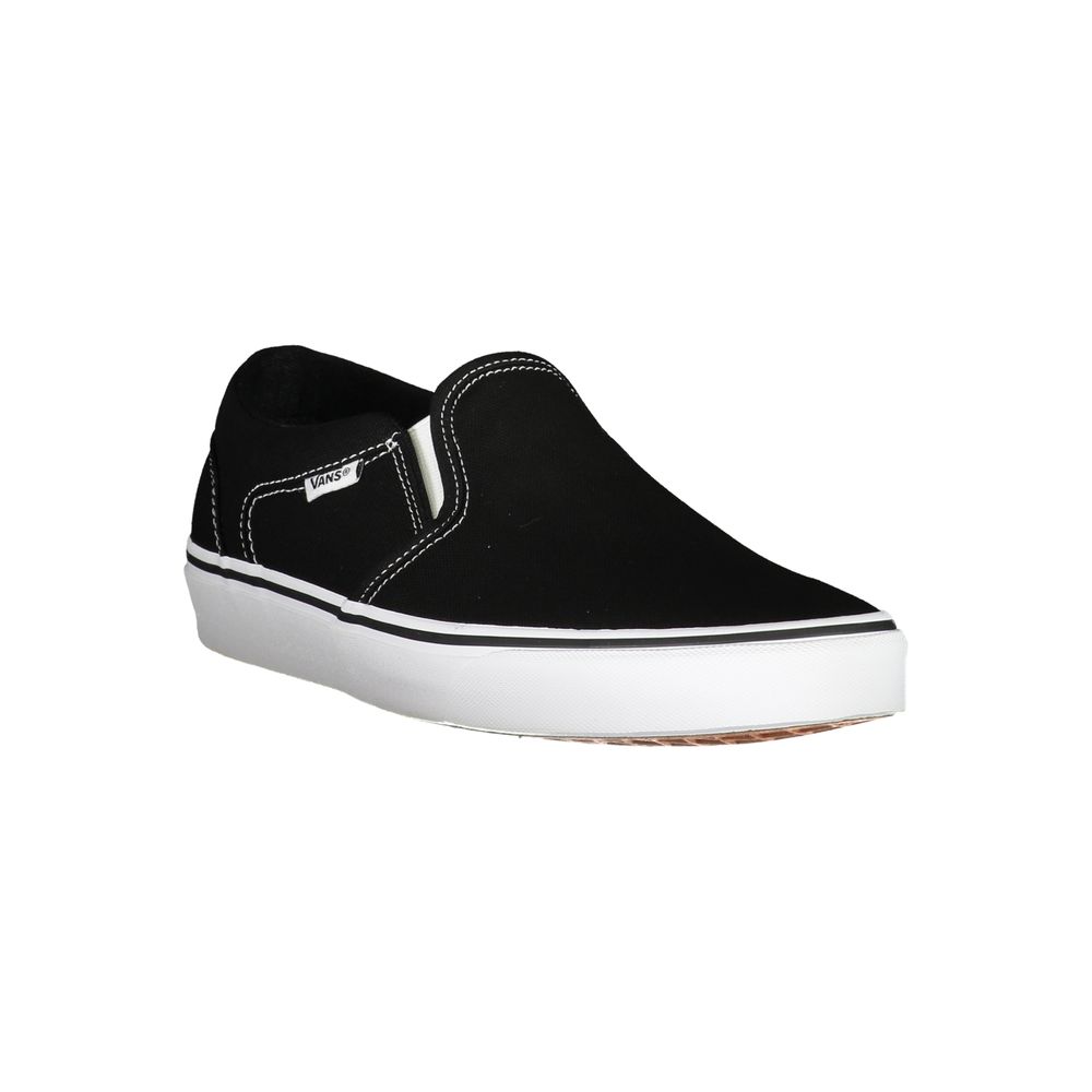 Black Polyester Men Sneaker - TIZZIL