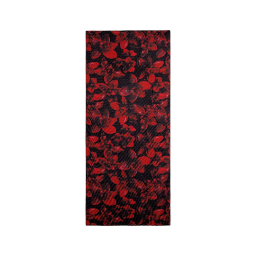 Black Polyester Scarf - TIZZIL