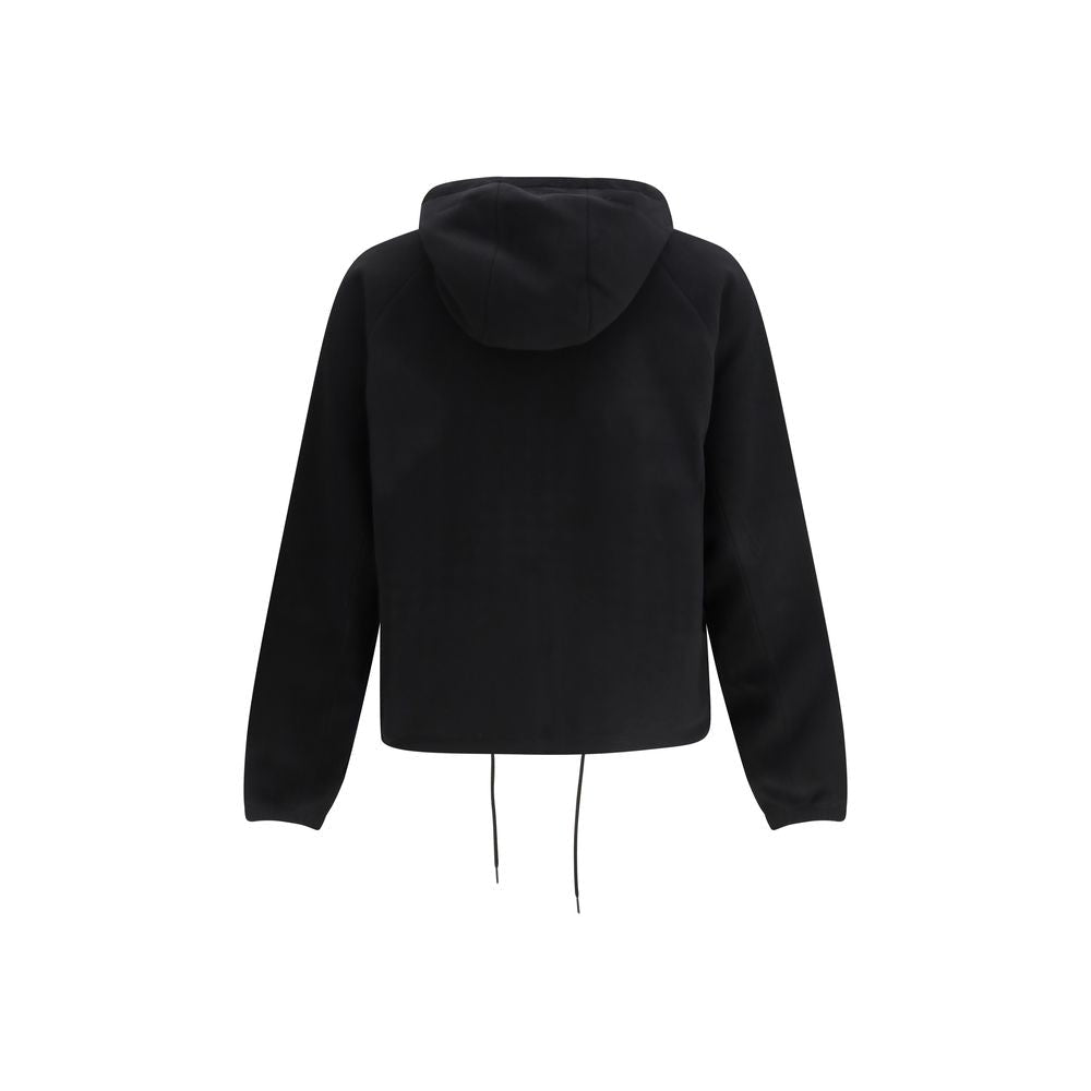 Black Polyester Shell Jacket - TIZZIL