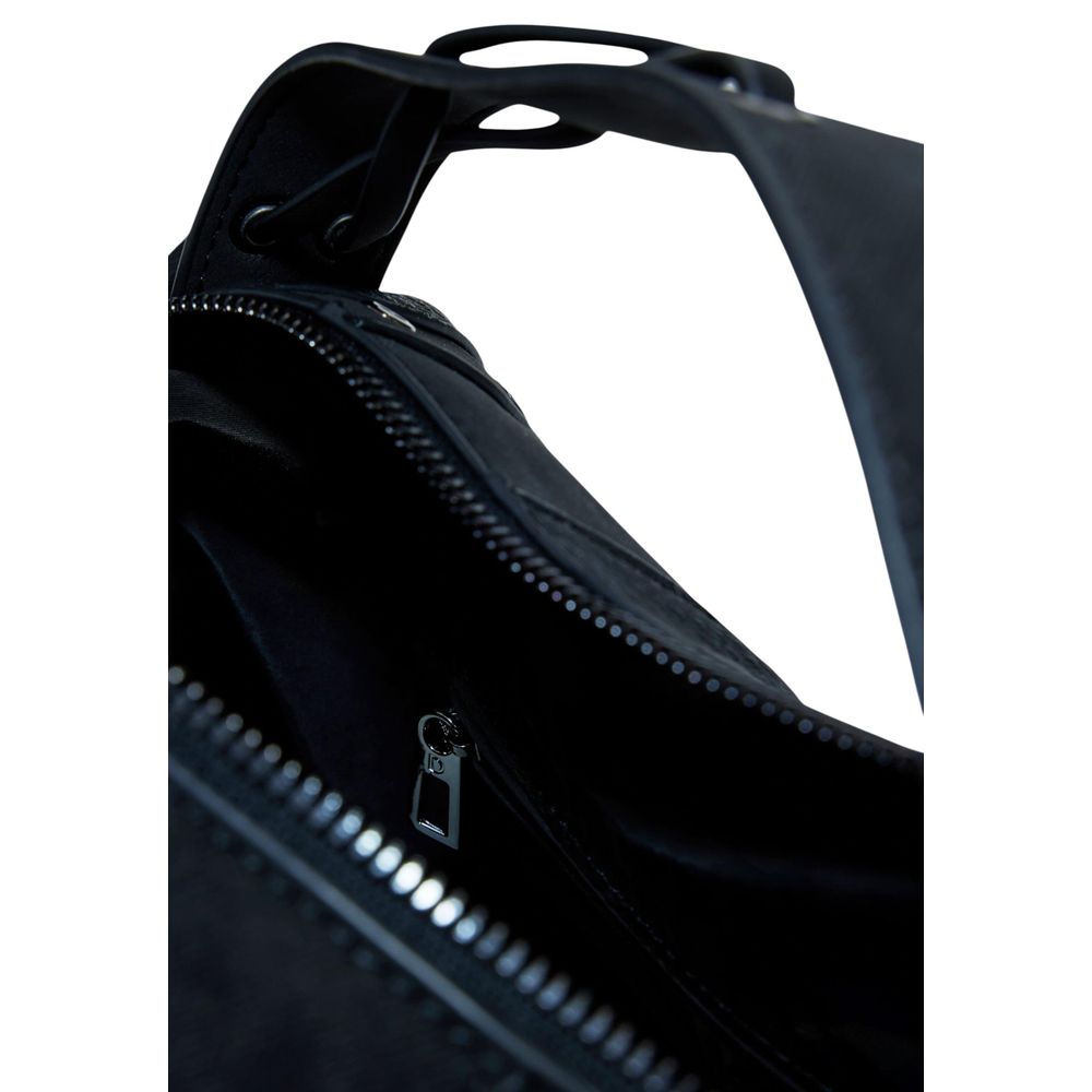 Black Polyethylene Handbag - TIZZIL