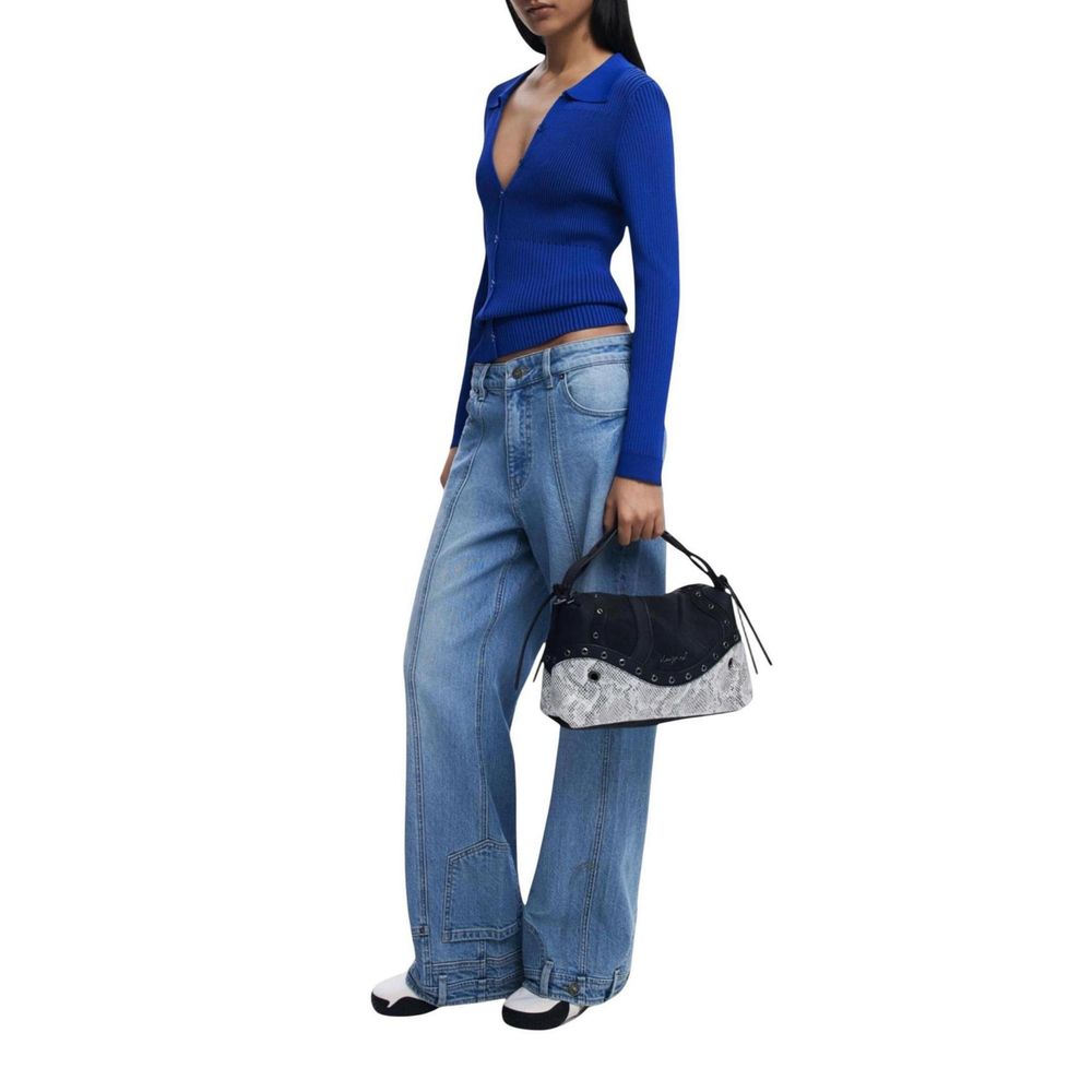 Black Polyethylene Handbag - TIZZIL