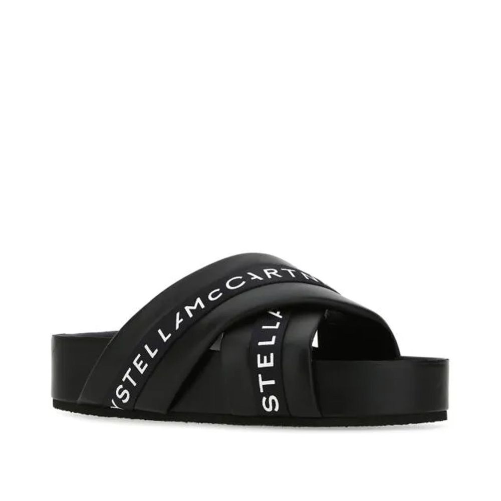 Black Polyethylene Slippers - TIZZIL