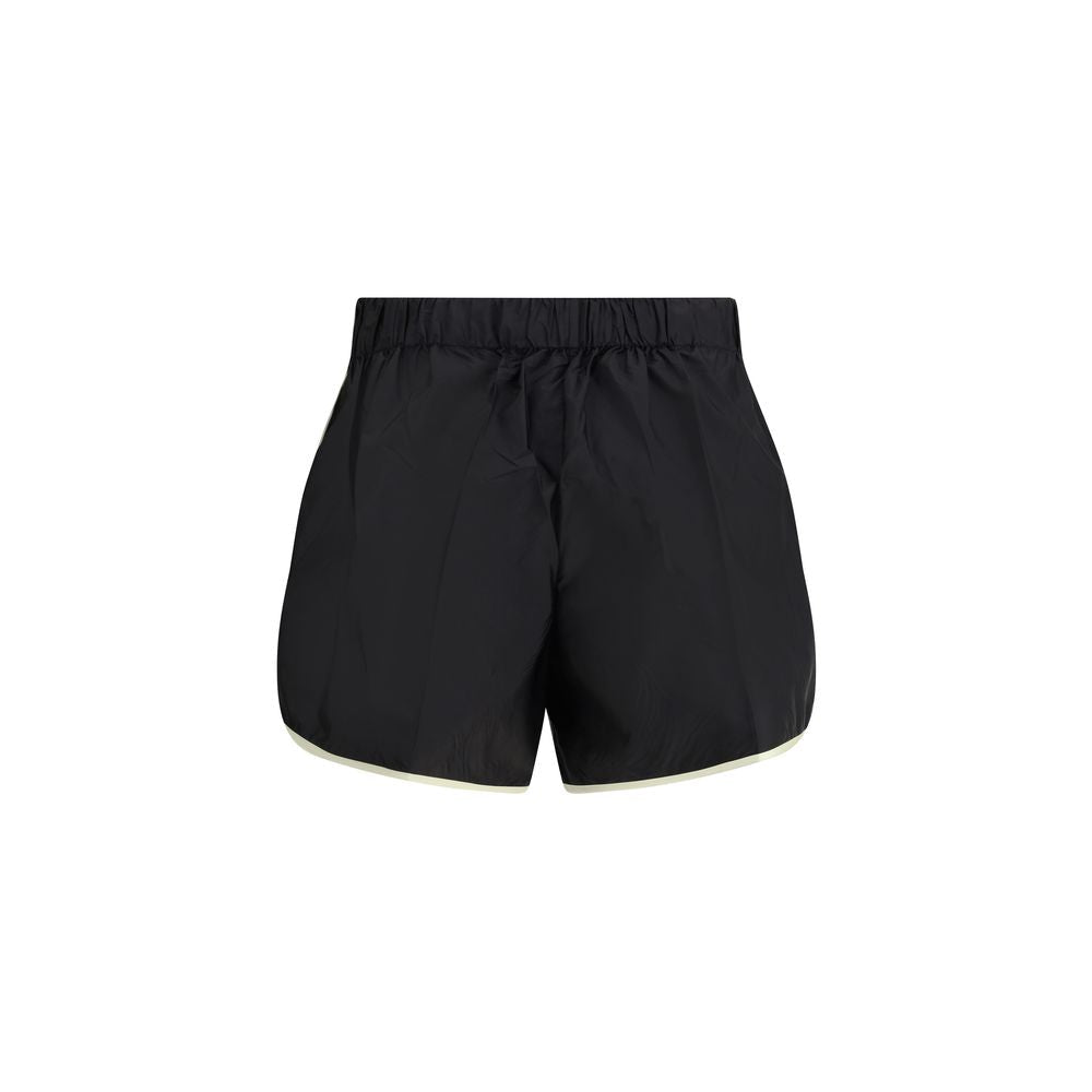 Black Recycled Polyamide Bermuda Shorts - TIZZIL