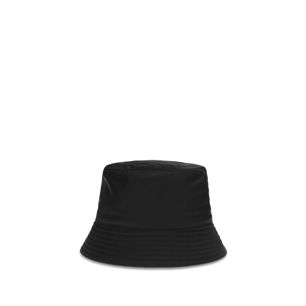 Black Recycled Polyamide Bucket Hat - TIZZIL