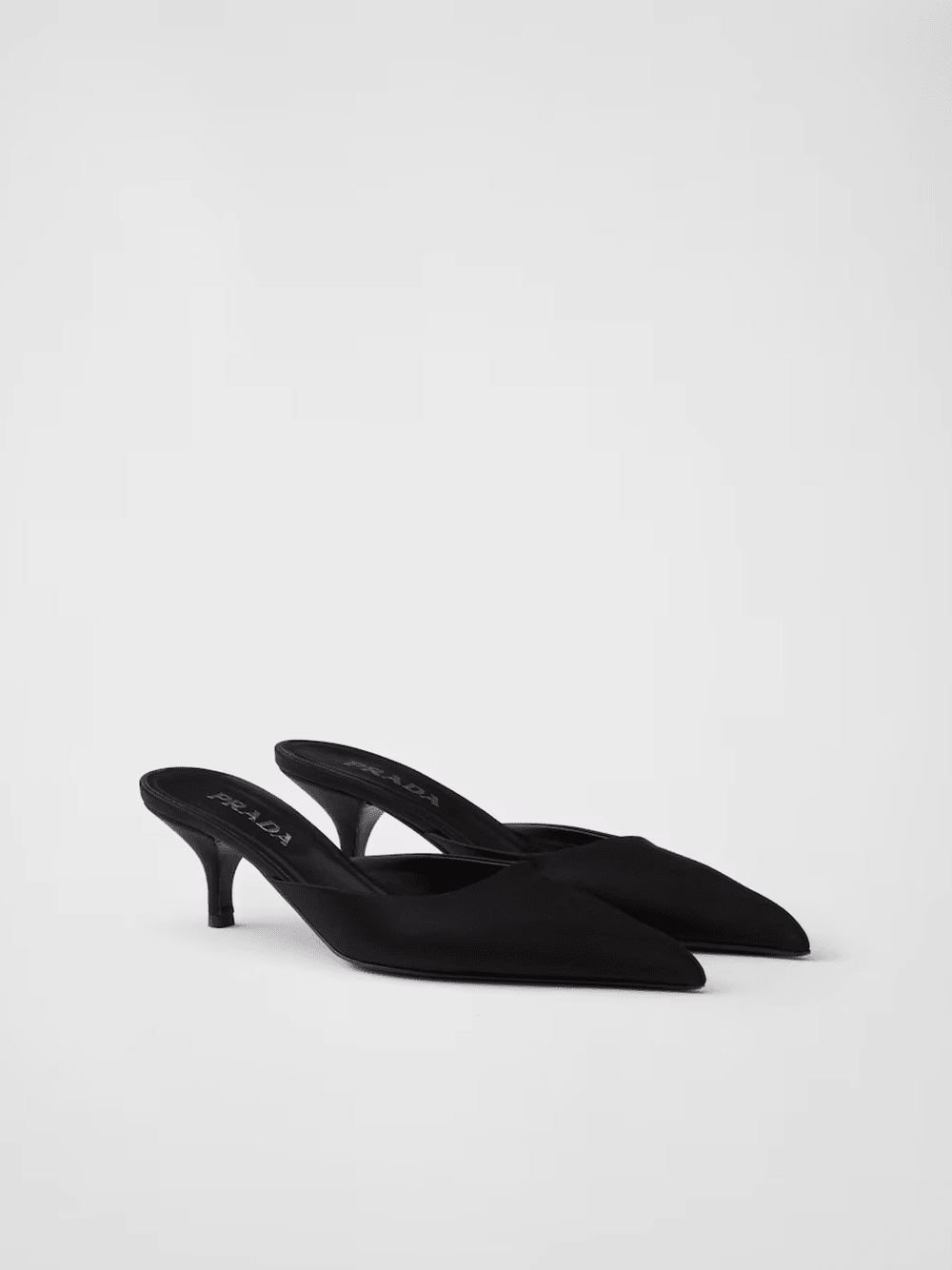 Black Satin Sabot - TIZZIL