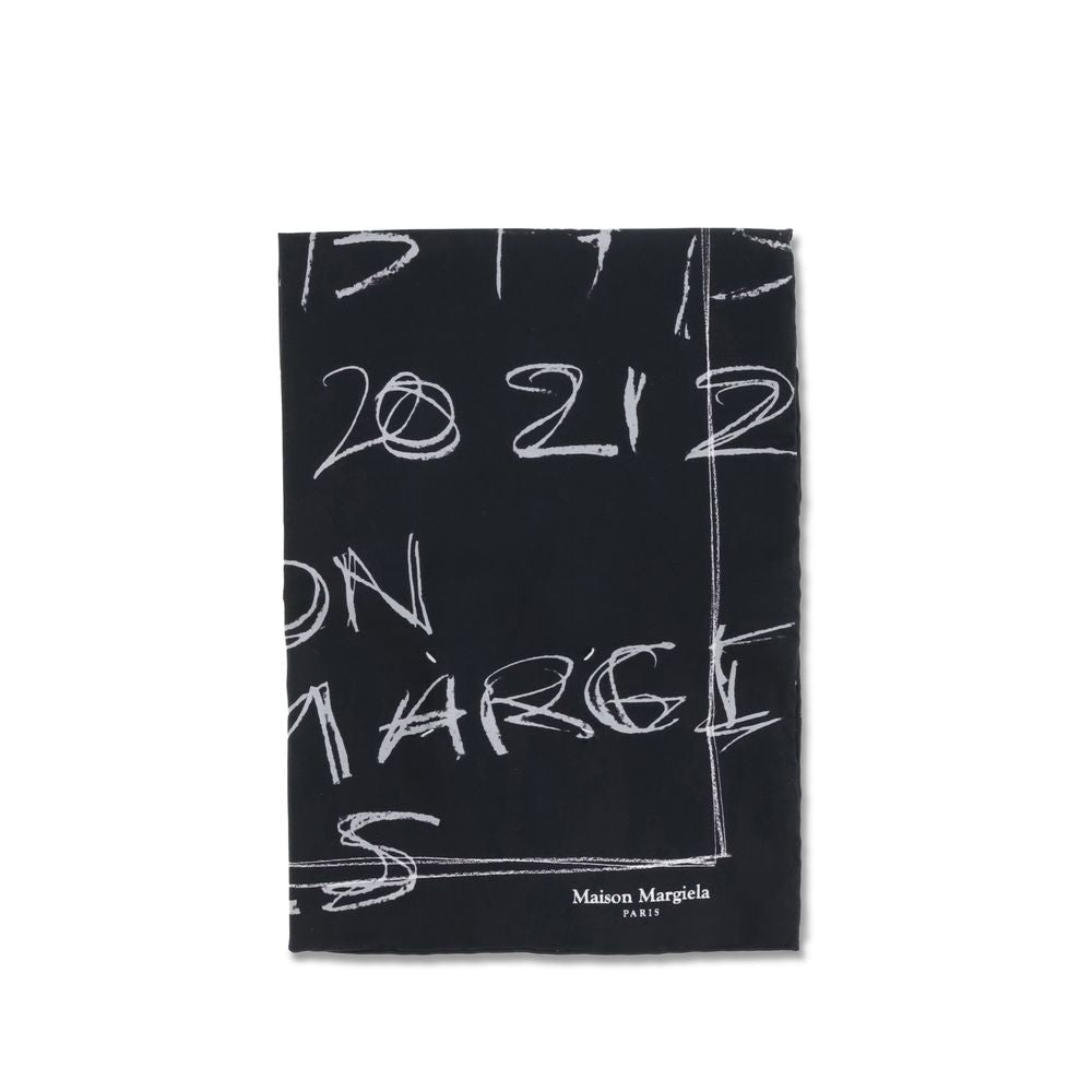 Black Silk Scarf - TIZZIL