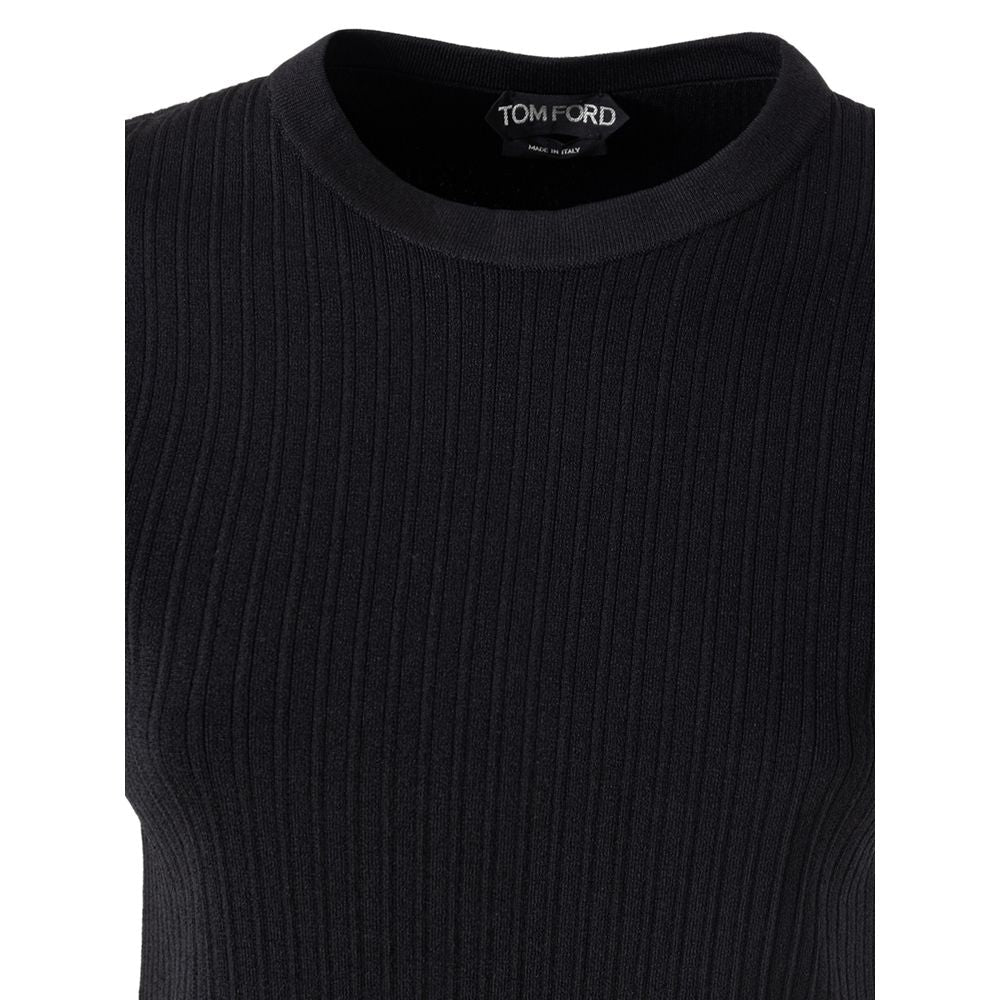 Black Silk T-Shirt - TIZZIL