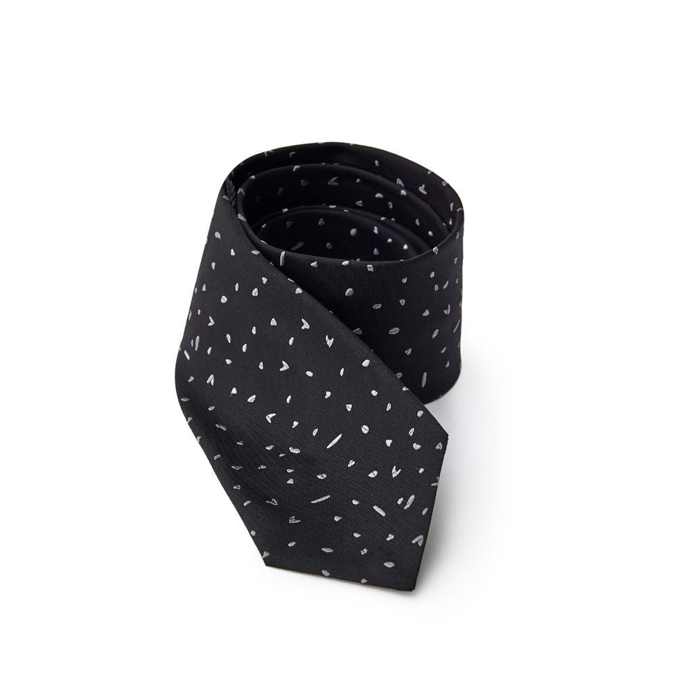 Black Silk Tie - TIZZIL