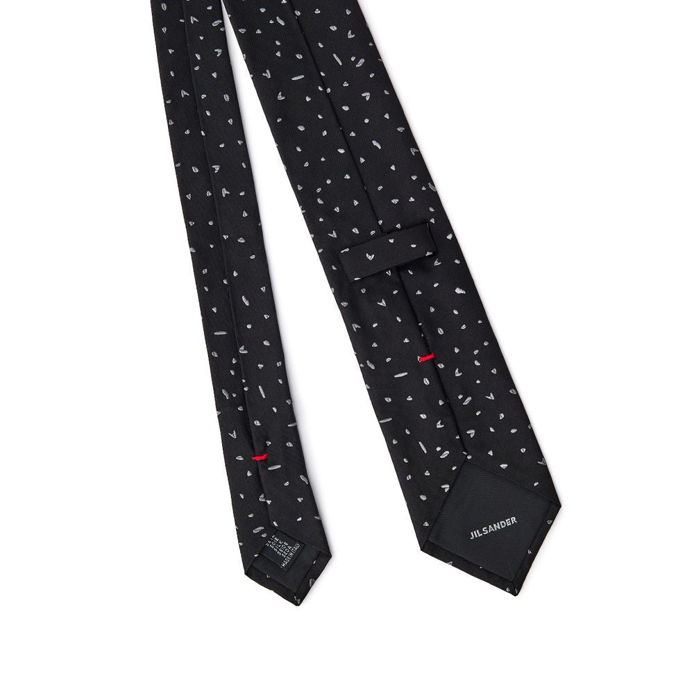 Black Silk Tie - TIZZIL
