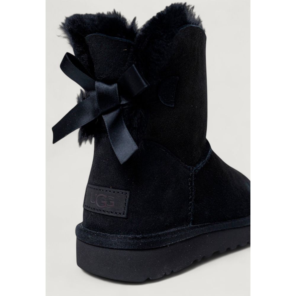 Black Suede Leather Ankle Boots - TIZZIL