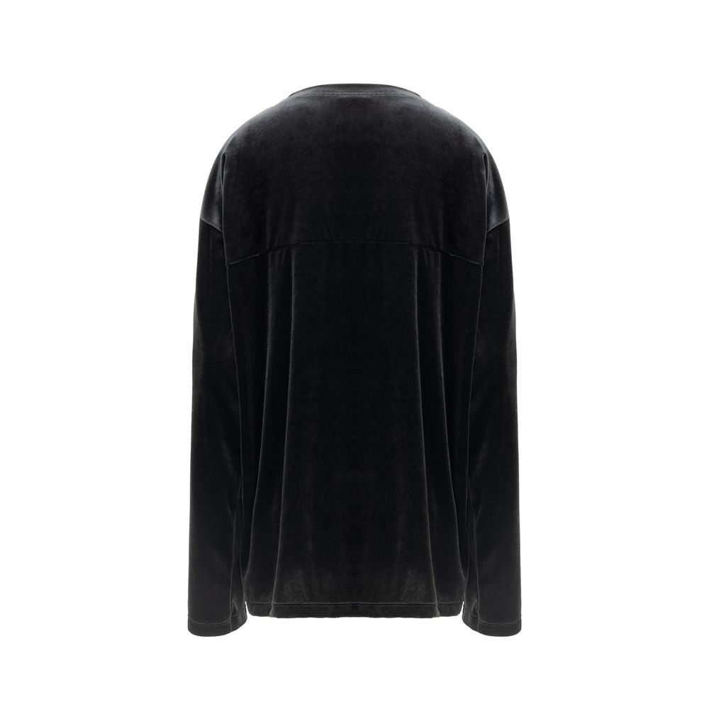 Black Synthetic Sweatshirt - TIZZIL