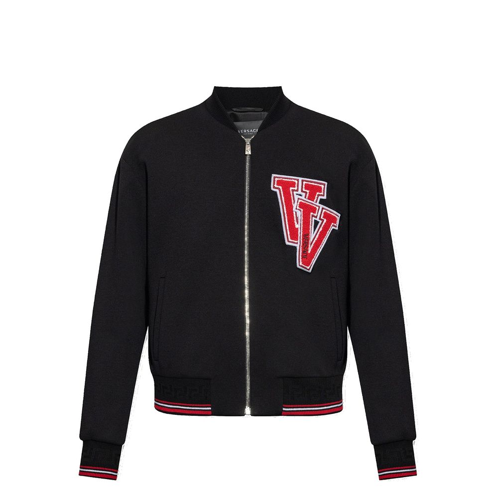 Black Virgin Wool Bomber - TIZZIL