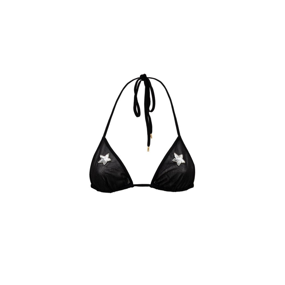 Black Viscose Bra - TIZZIL
