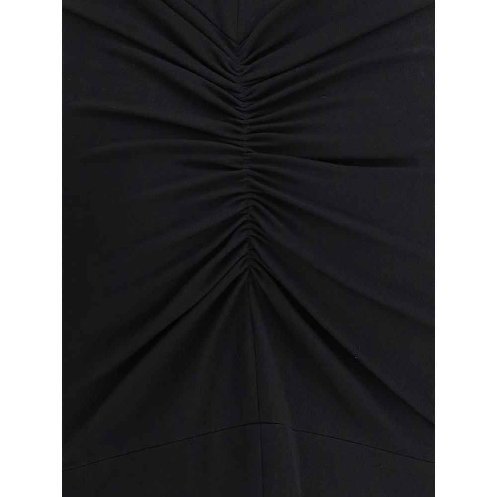 Black Viscose Cocktail Dress - TIZZIL
