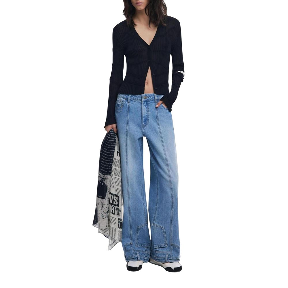 Black Viscose Scarf - TIZZIL