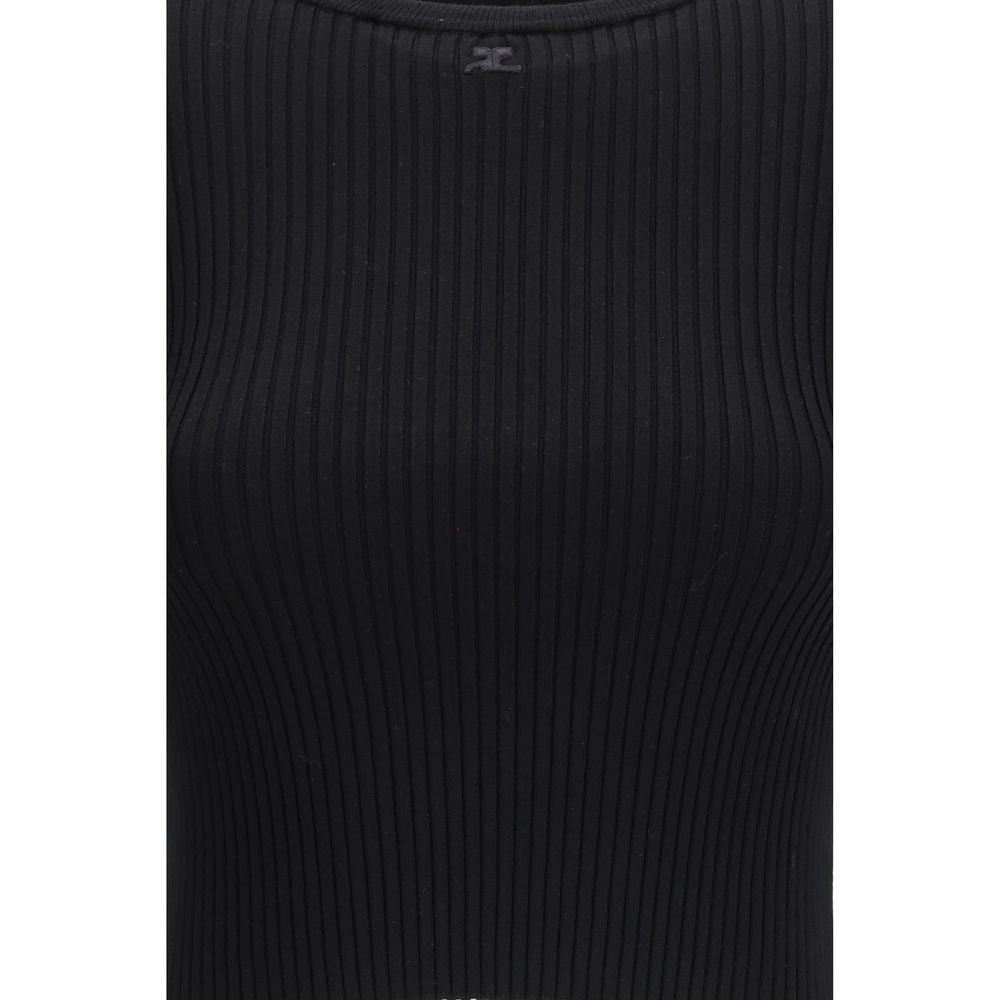 Black Viscose T-Shirt - TIZZIL