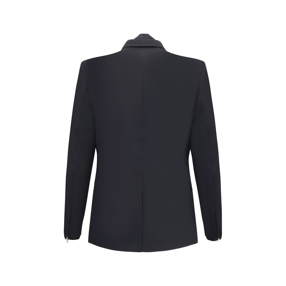 Black Wool Blazer - TIZZIL
