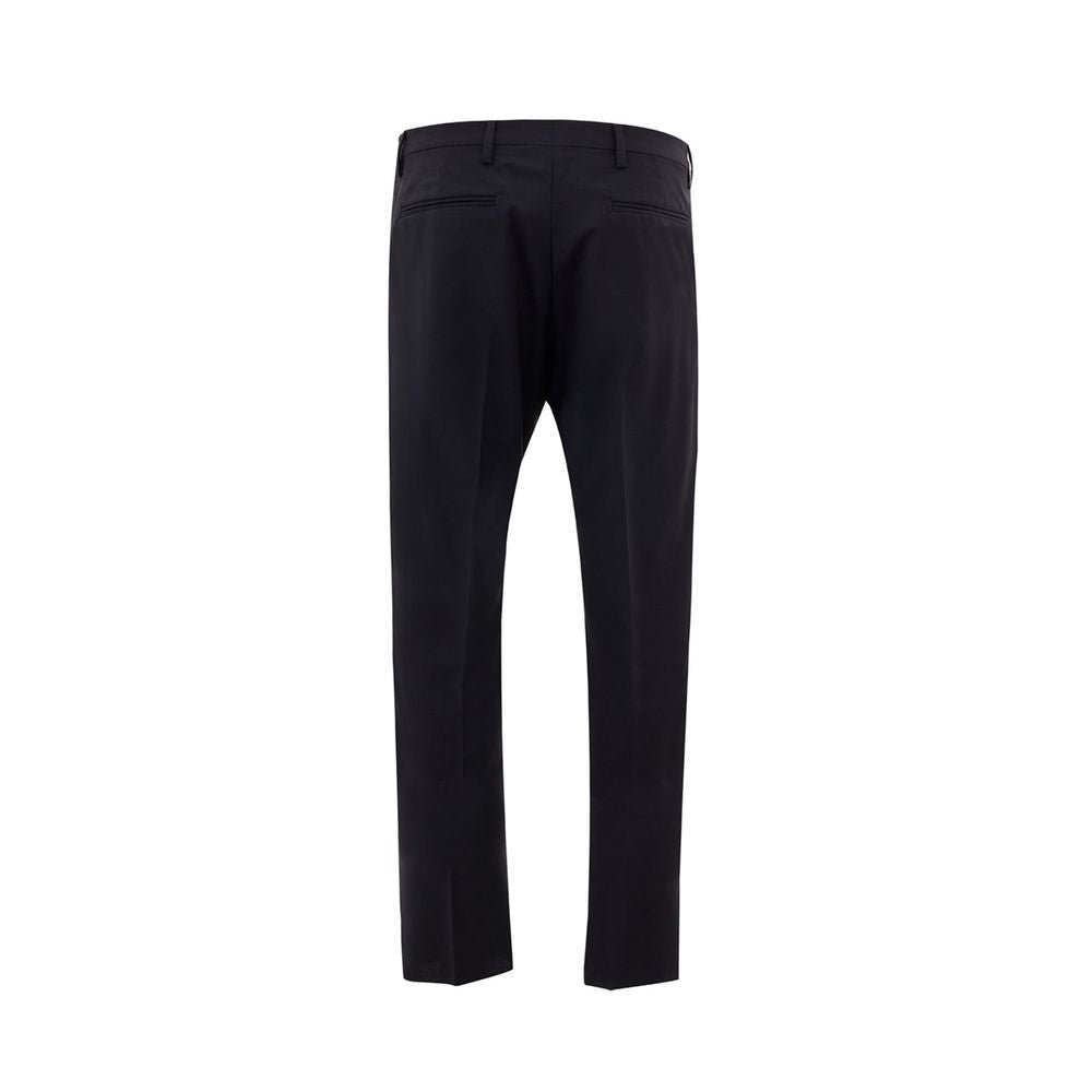 Black Wool Dress Pants - TIZZIL