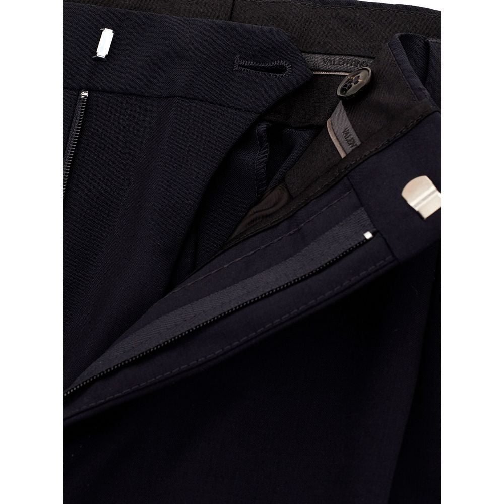 Black Wool Dress Pants - TIZZIL