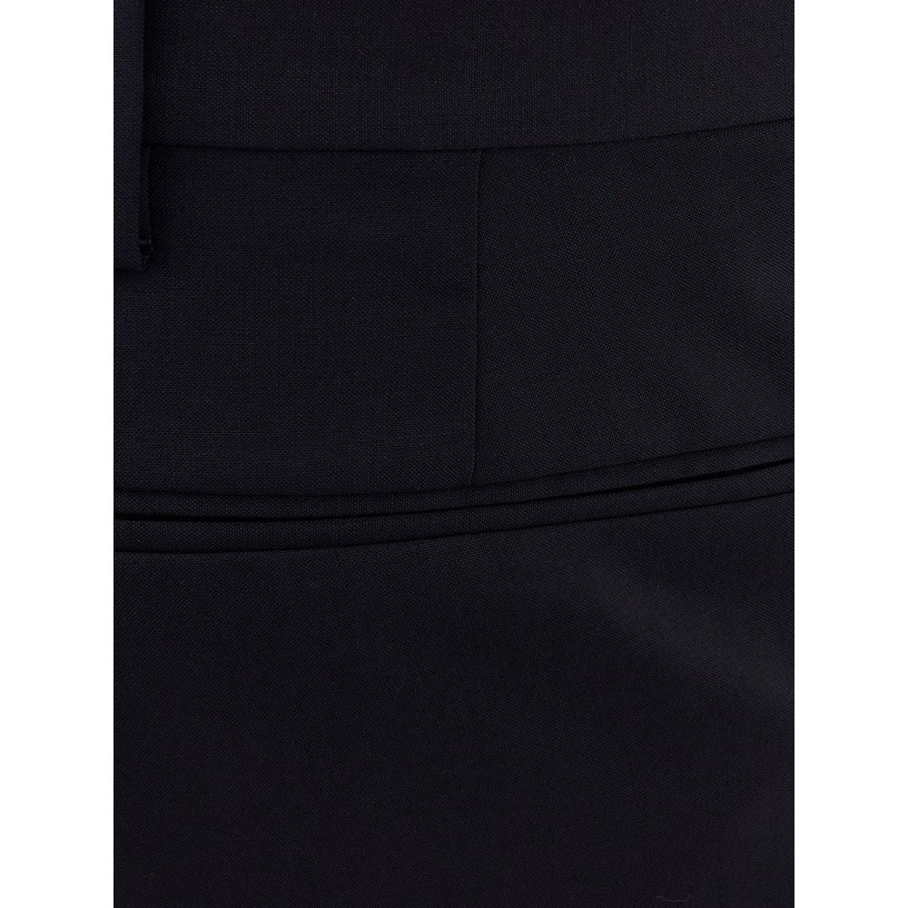Black Wool Dress Pants - TIZZIL