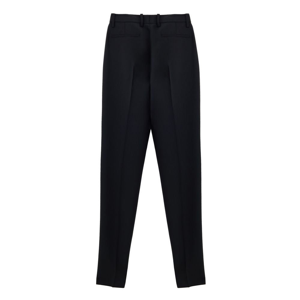 Black Wool Dress Pants - TIZZIL
