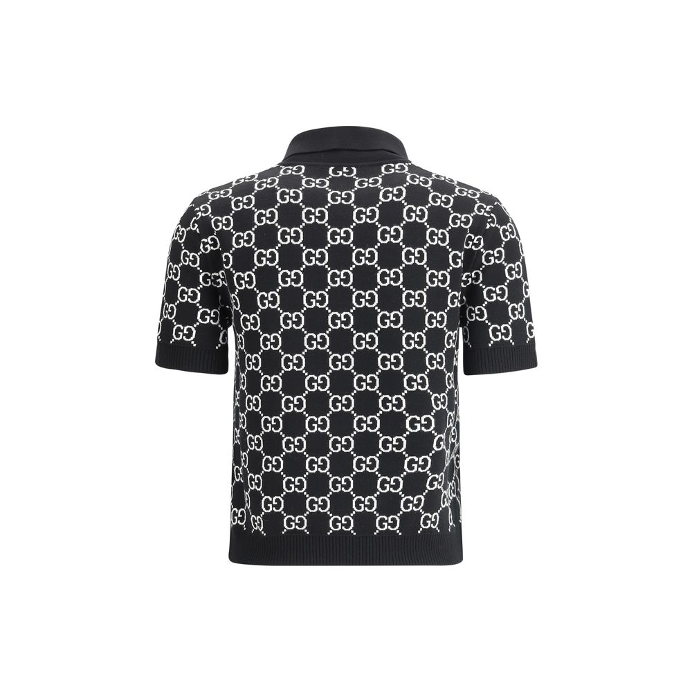 Black Wool Pattern Shirt - TIZZIL