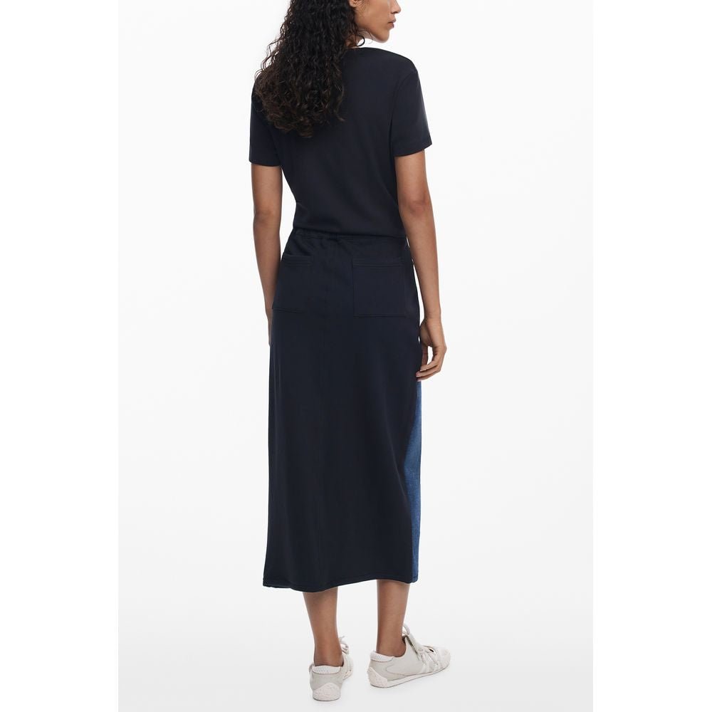 Blu Cotton Women's Skirt - TIZZIL