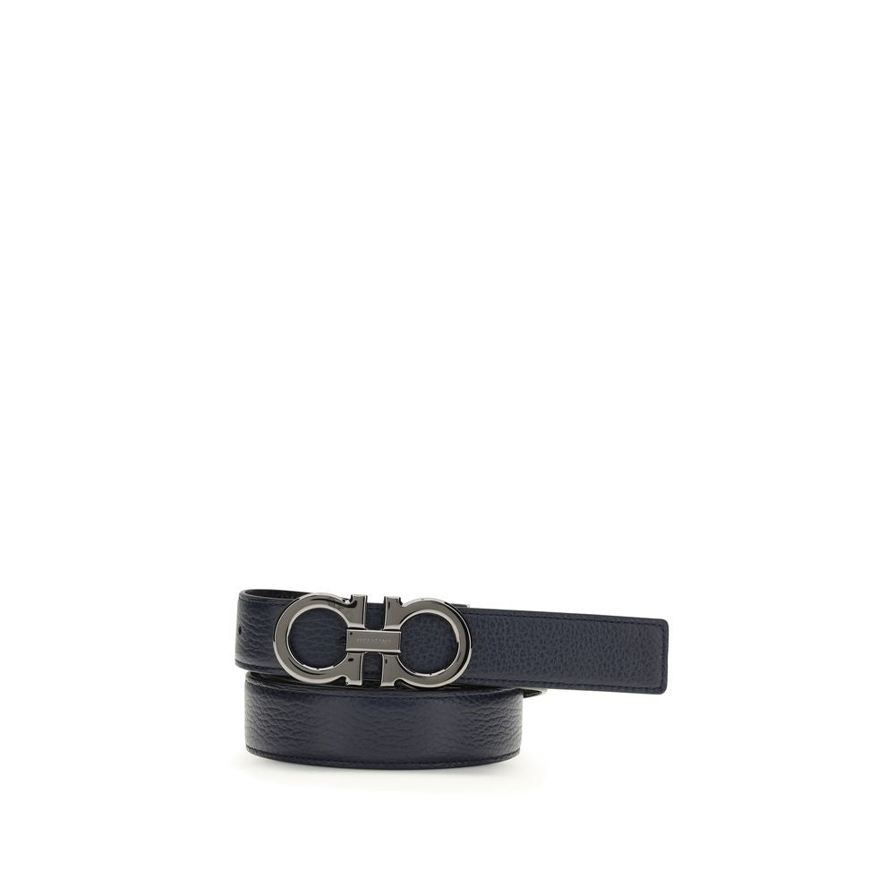 Blue Calf Leather Bos Taurus Regular Belt - TIZZIL
