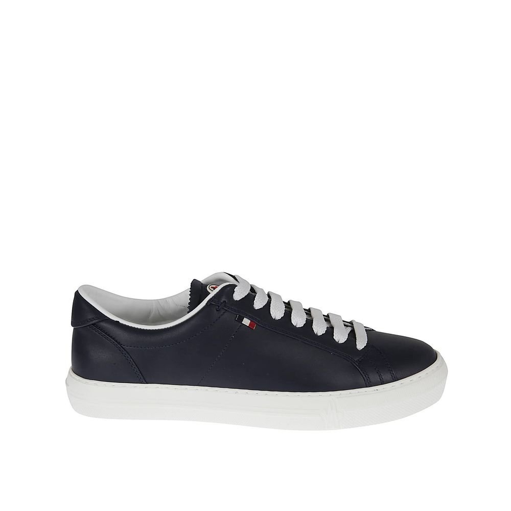 Blue Calfskin Low Top Sneakers - TIZZIL
