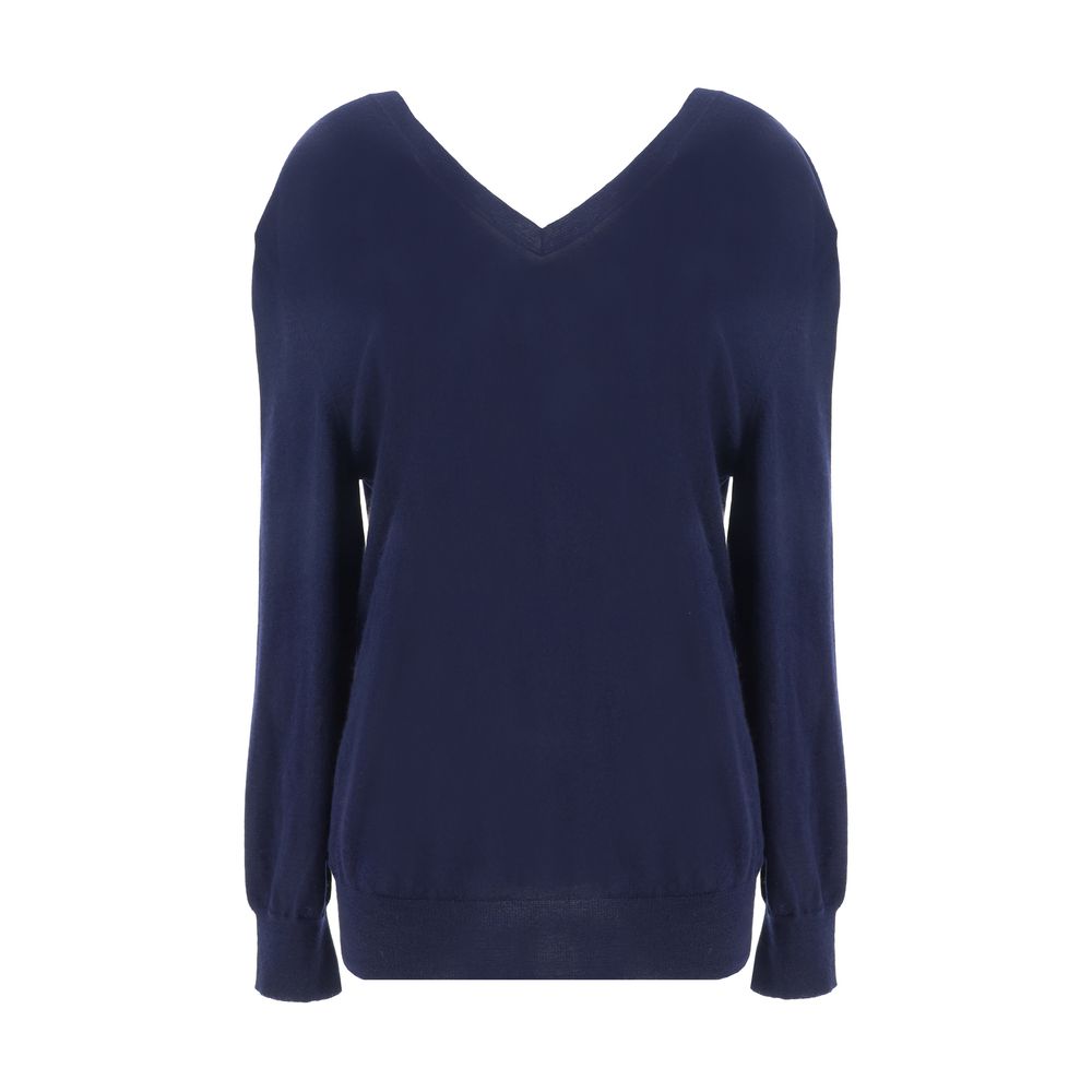 Blue Cashmere Cardigan - TIZZIL