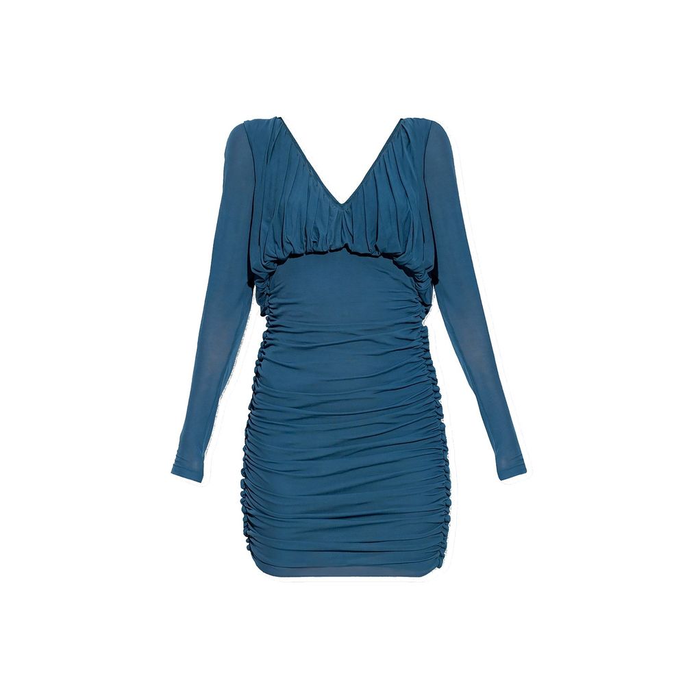 Blue Copper Casual Dress - TIZZIL