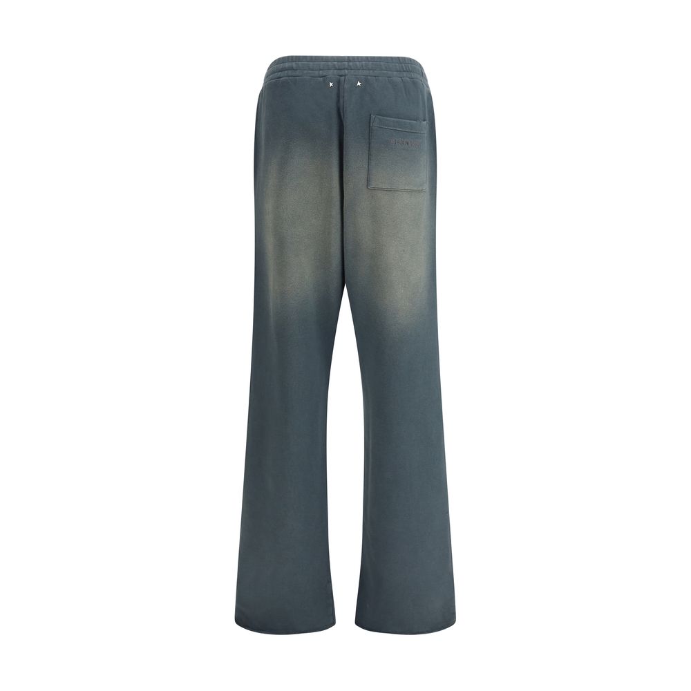 Blue Cotton Casual Pants - TIZZIL