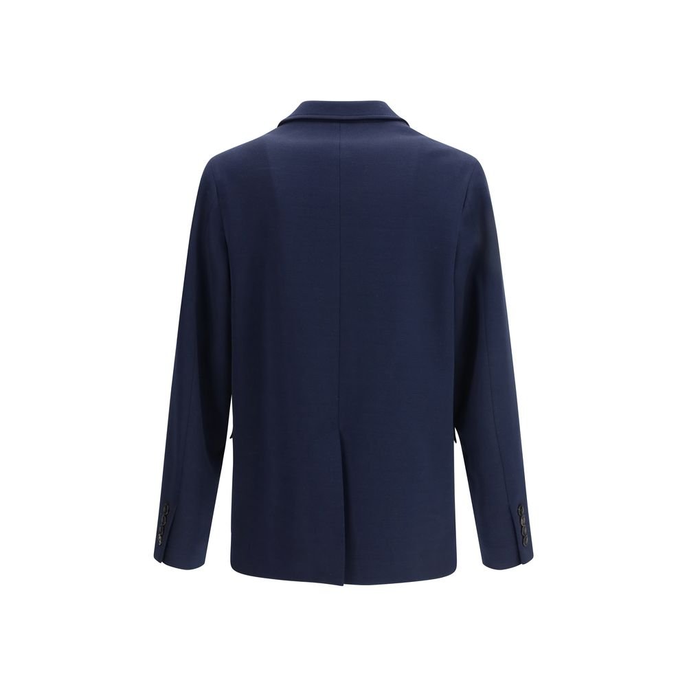 Blue Cotton Coat - TIZZIL
