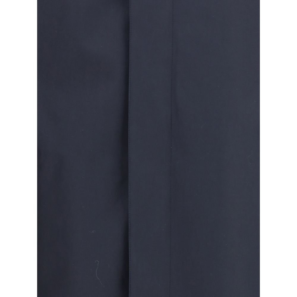 Blue Cotton Coat - TIZZIL