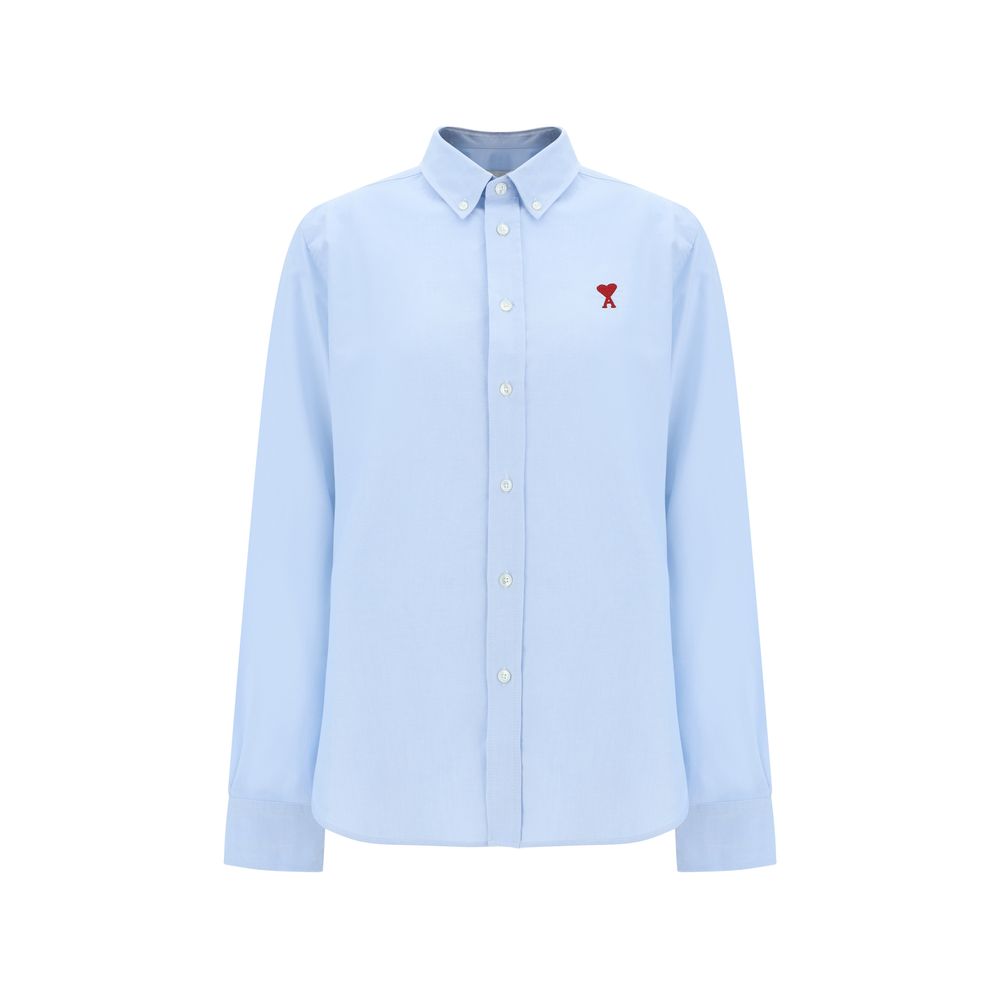 Blue Cotton Dress Shirt - TIZZIL