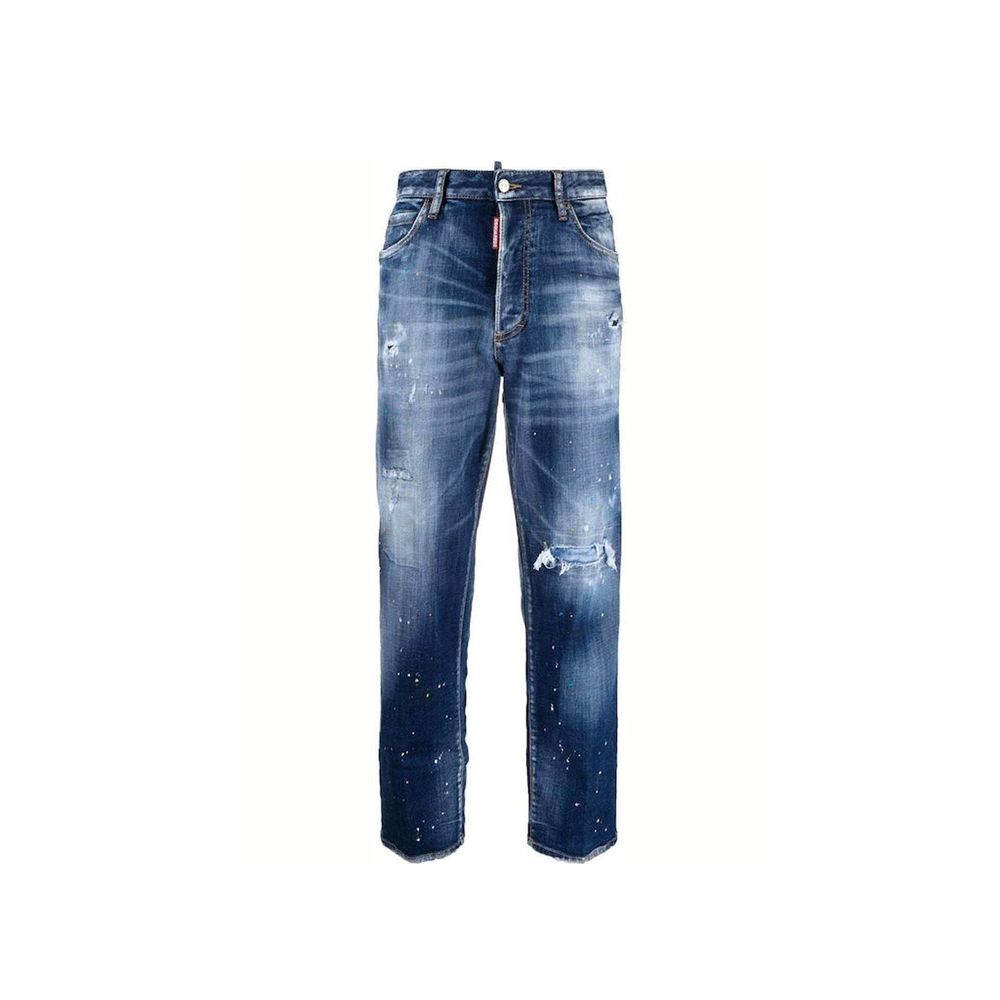Blue Cotton Jeans Denim - TIZZIL