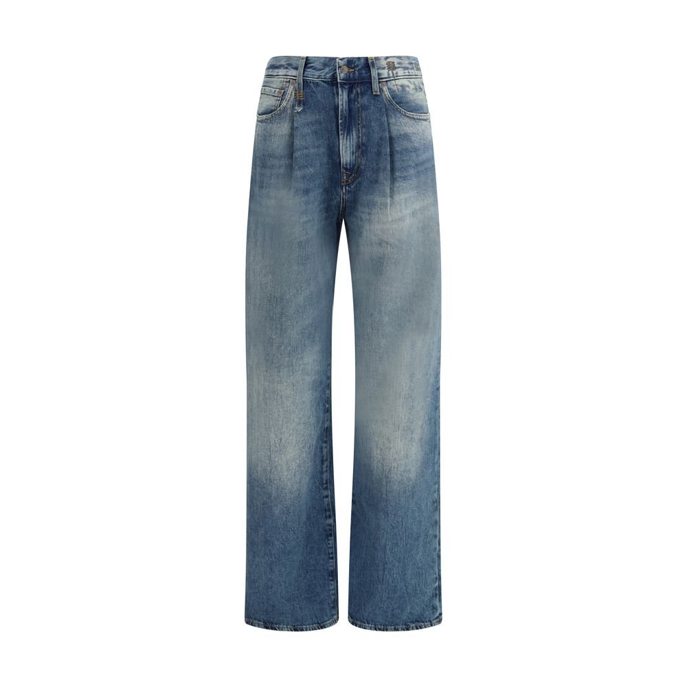 Blue Cotton Jeans Denim - TIZZIL