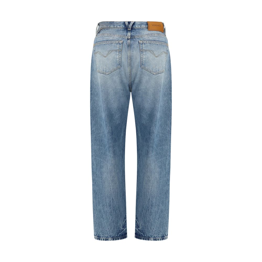 Blue Cotton Jeans Denim - TIZZIL
