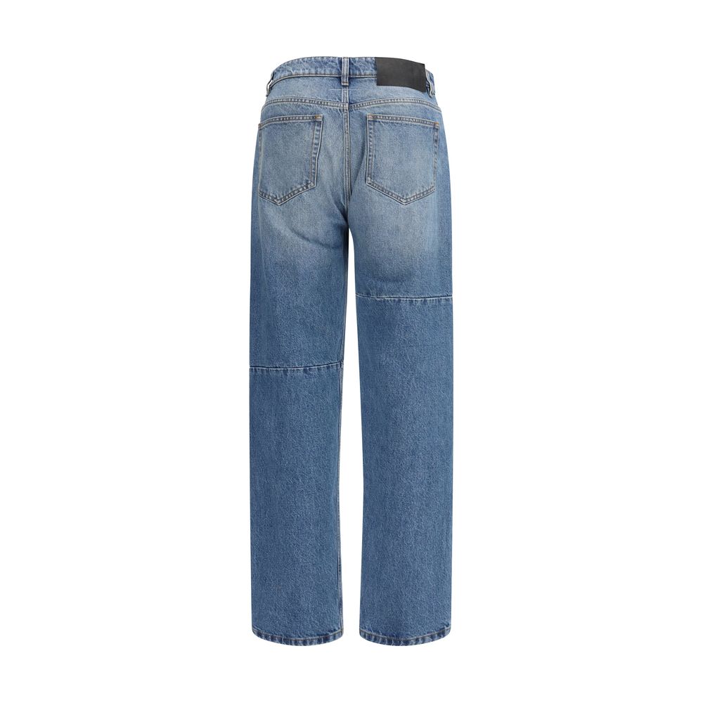 Blue Cotton Jeans Denim - TIZZIL