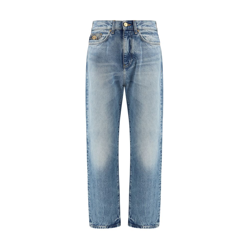 Blue Cotton Jeans Denim - TIZZIL