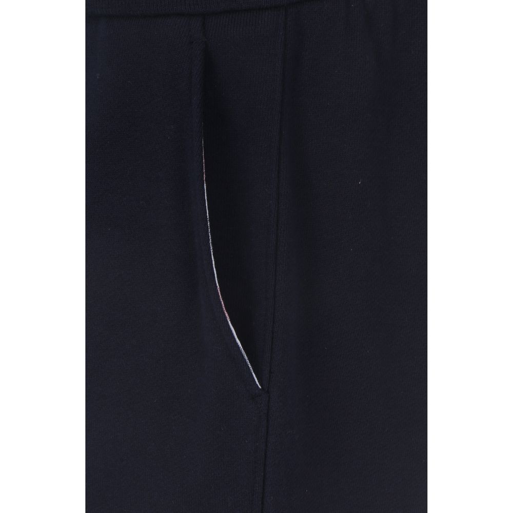 Blue Cotton Joggers (Workout Pants) - TIZZIL
