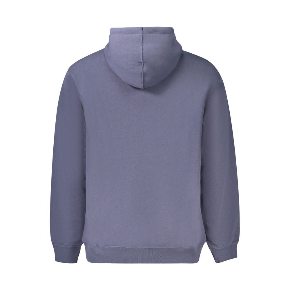 Blue Cotton Men's Hoodie - TIZZIL