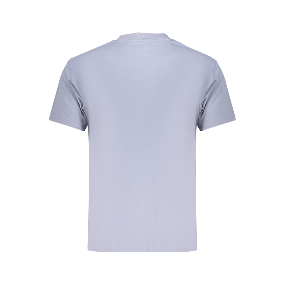 Blue Cotton Men's T-Shirt - TIZZIL