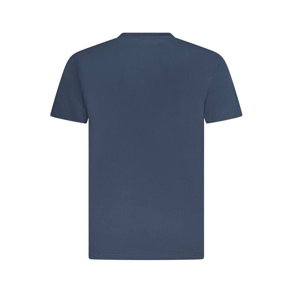 Blue Cotton Men's T-Shirt - TIZZIL