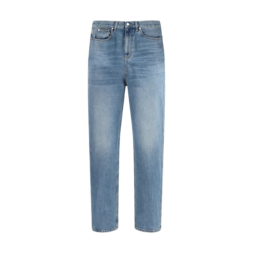 Blue Cotton Slim Fit Jeans - TIZZIL