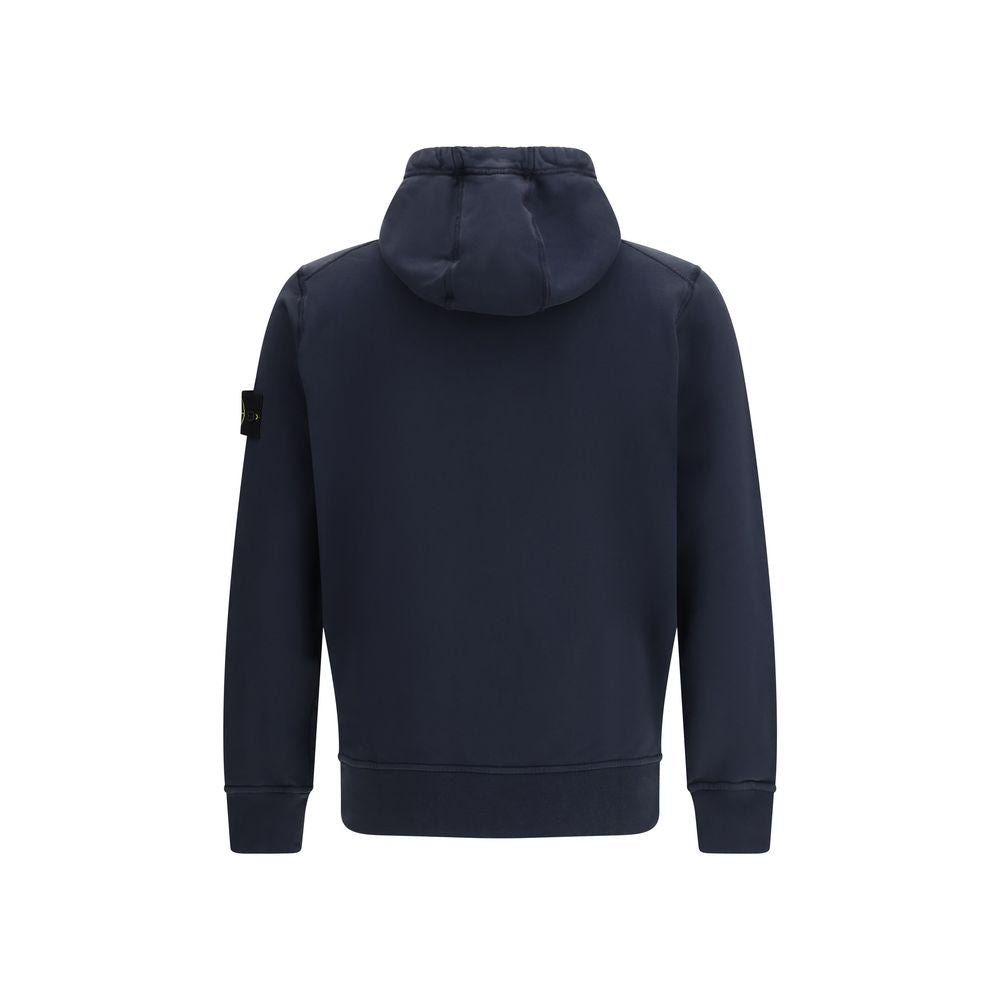 Blue Cotton Sweatshirt - TIZZIL